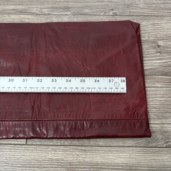 VTG Recto Verso Red 100% Leather Pants Womens 10 Y2K Biker Rock Glam Retro Party - Picture 8 of 16